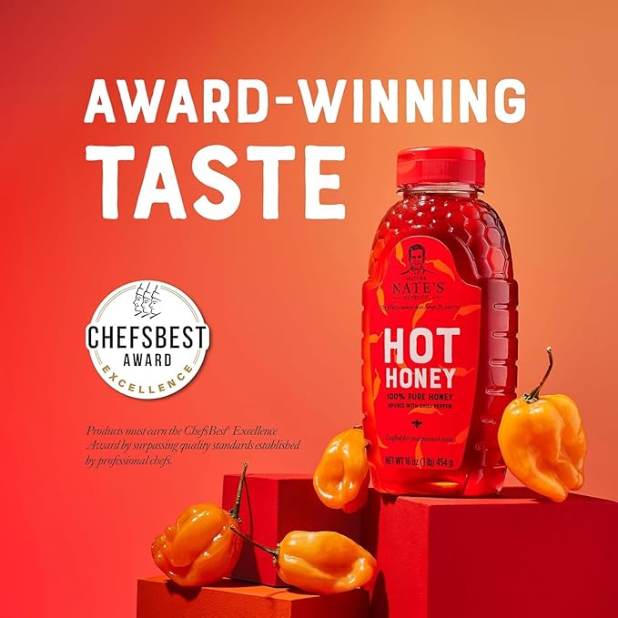 Nature Nate's Hot Honey, 16oz