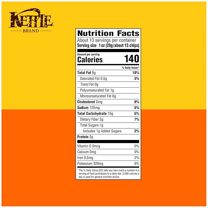 Kettle Backyard BBQ Party Size Kettle Potato Chips, 13 oz