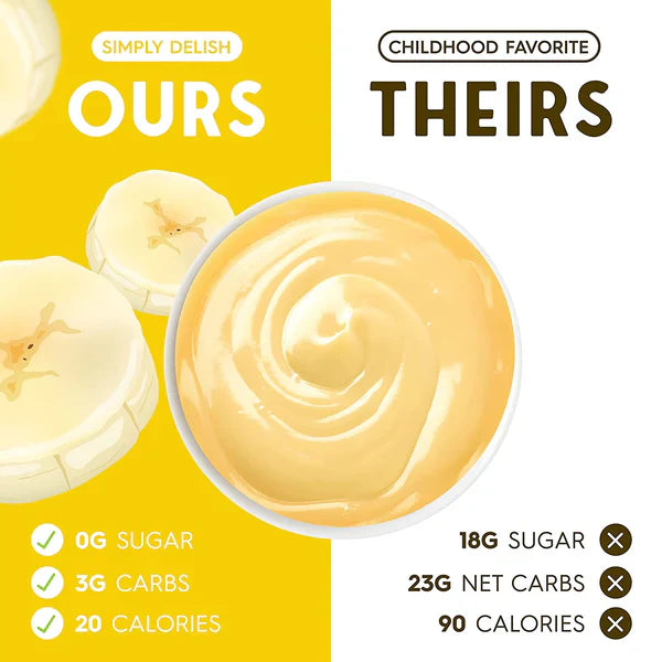 Simply Delish Pudding Banana Instant Sugar Free, 1.7 oz