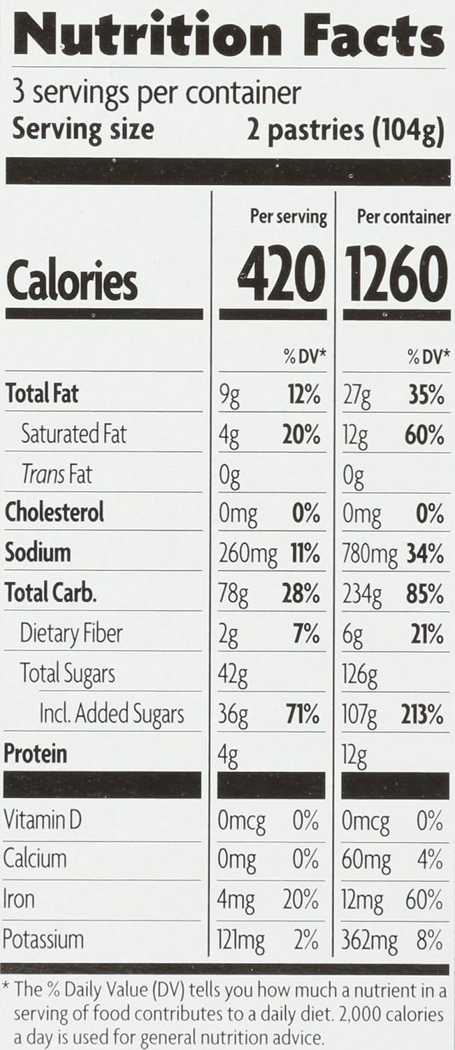 Nature's Path Organic Frosted 'Granny's Apple Pie' Toaster Pastries, 11 oz