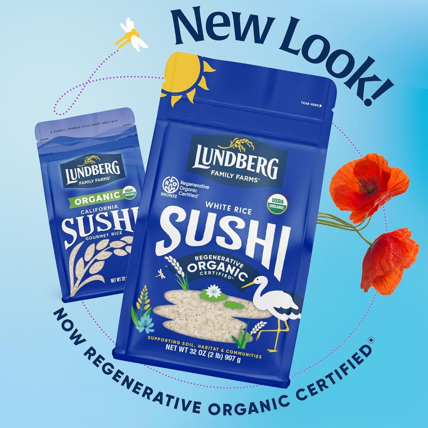 Lundberg Organic Short Grain Sushi Rice, 32 oz