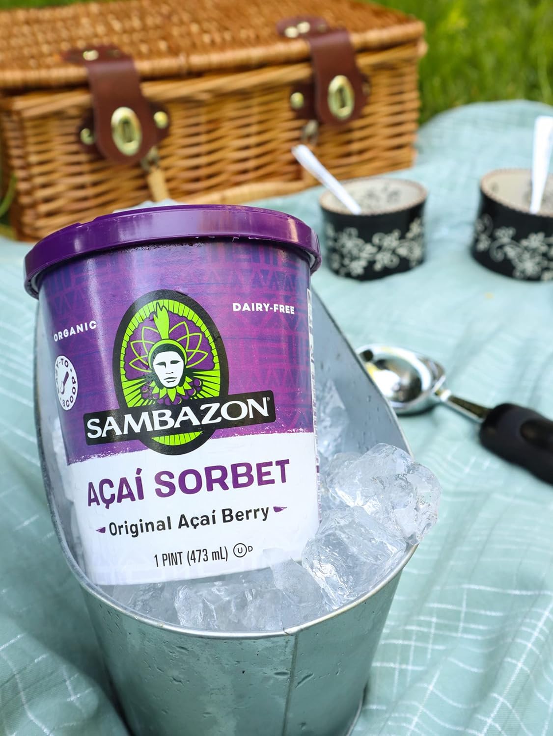 Sambazon Organic Original Açaí Berry Sorbet, 16 oz