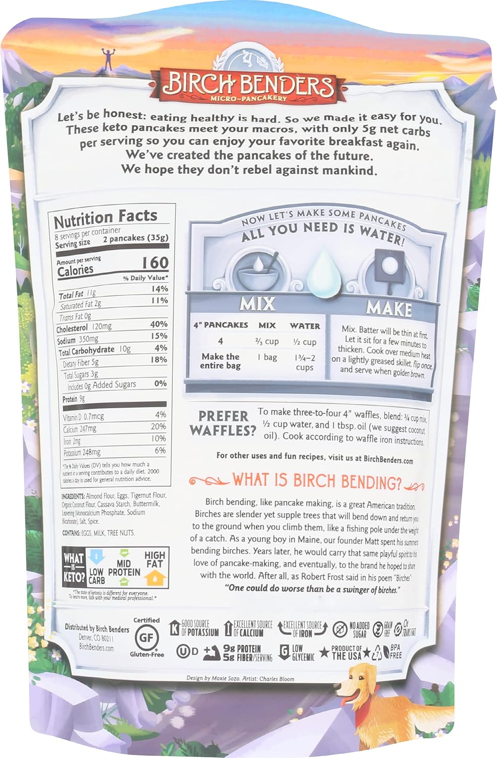 Birch Benders Keto Pancake Waffle Mix, 10 oz