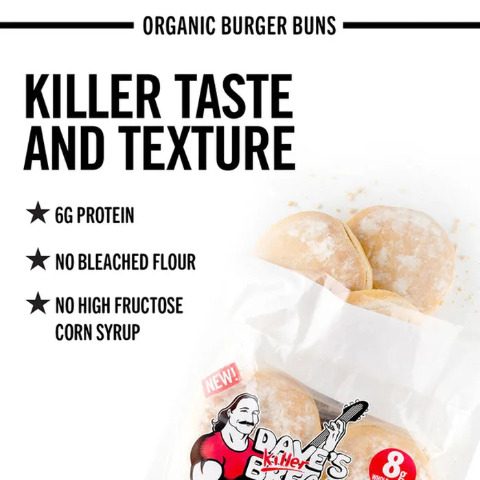 Dave's Killer Bread Organic Burger Buns Done Right, 16 oz