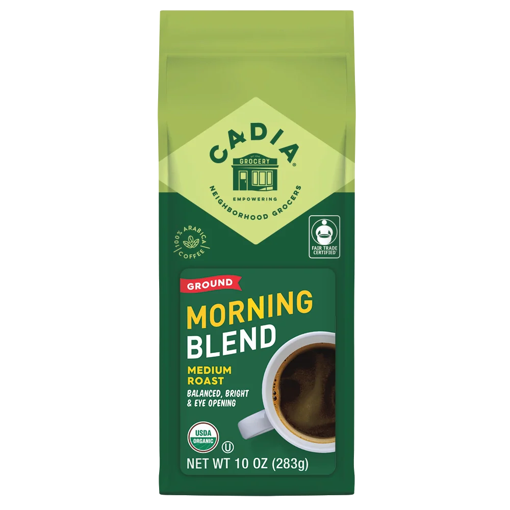 Cadia Organic Medium Roast Coffee, 10 oz