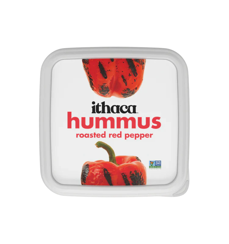 Ithaca Cold Crafted Roasted Red Pepper Hummus, 10 oz