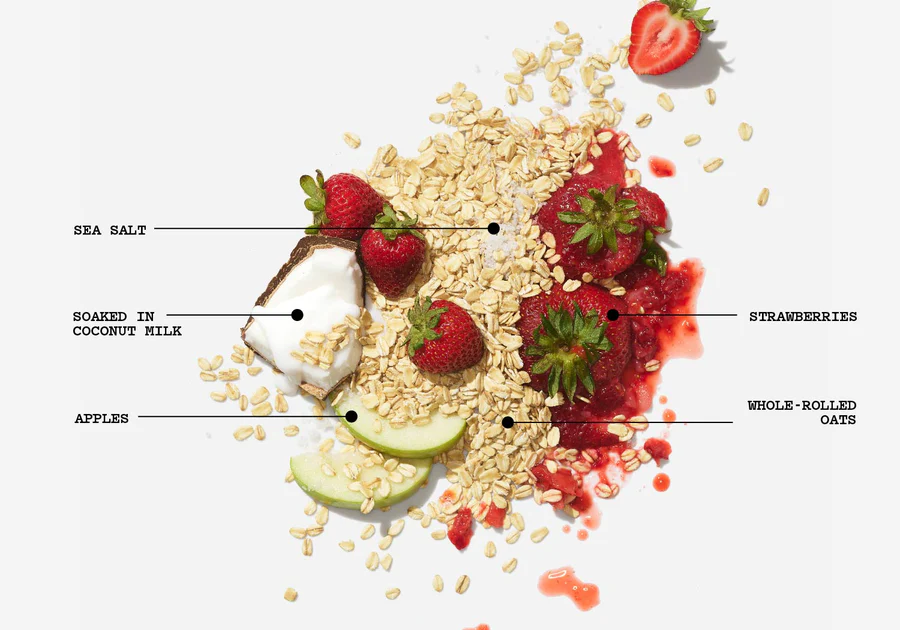 MUSH Strawberry Ready to Eat Oats, Gluten and Dairy Free, 1 count