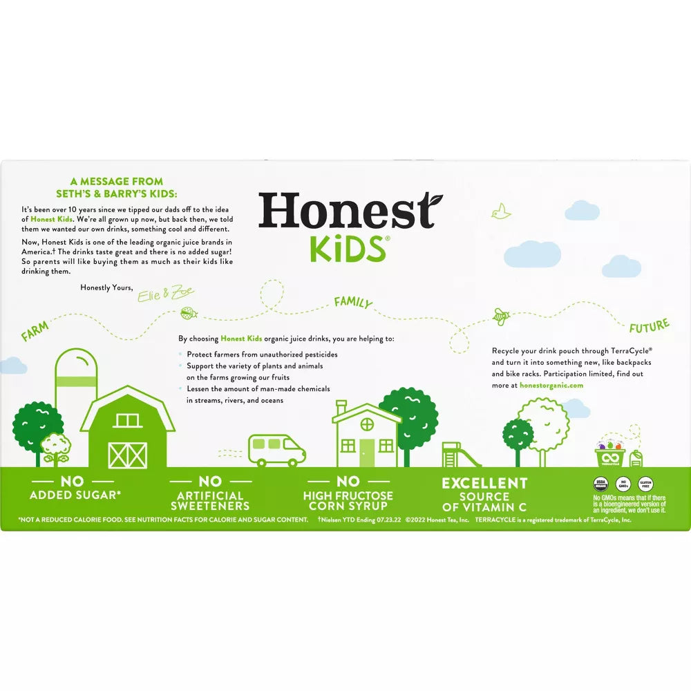 Honest Kids Appley Ever After Organic Juice Drinks 8 ct, 6.75 fl oz