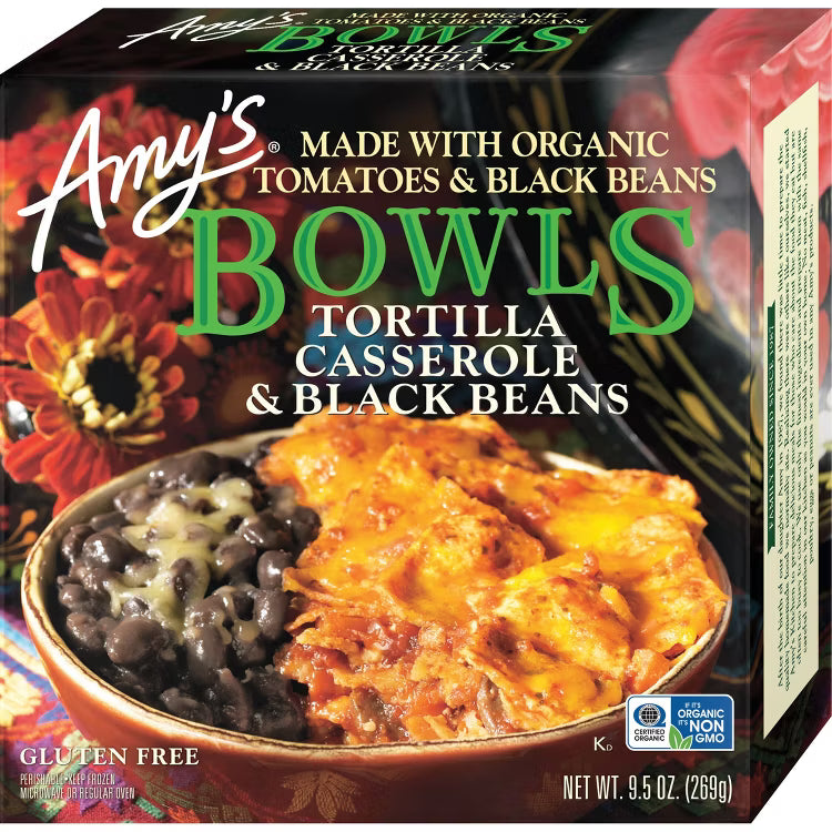 Amy's Tortilla Casserole & Black Beans Bowl, 9.5 oz