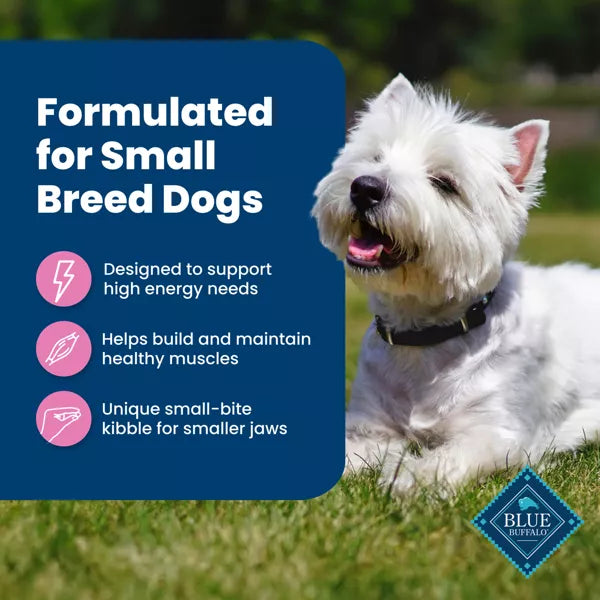 Blue Buffalo Life Protection Formula Natural Adult Small Breed Chicken and Brown Rice Dry Dog Food, 5 lbs