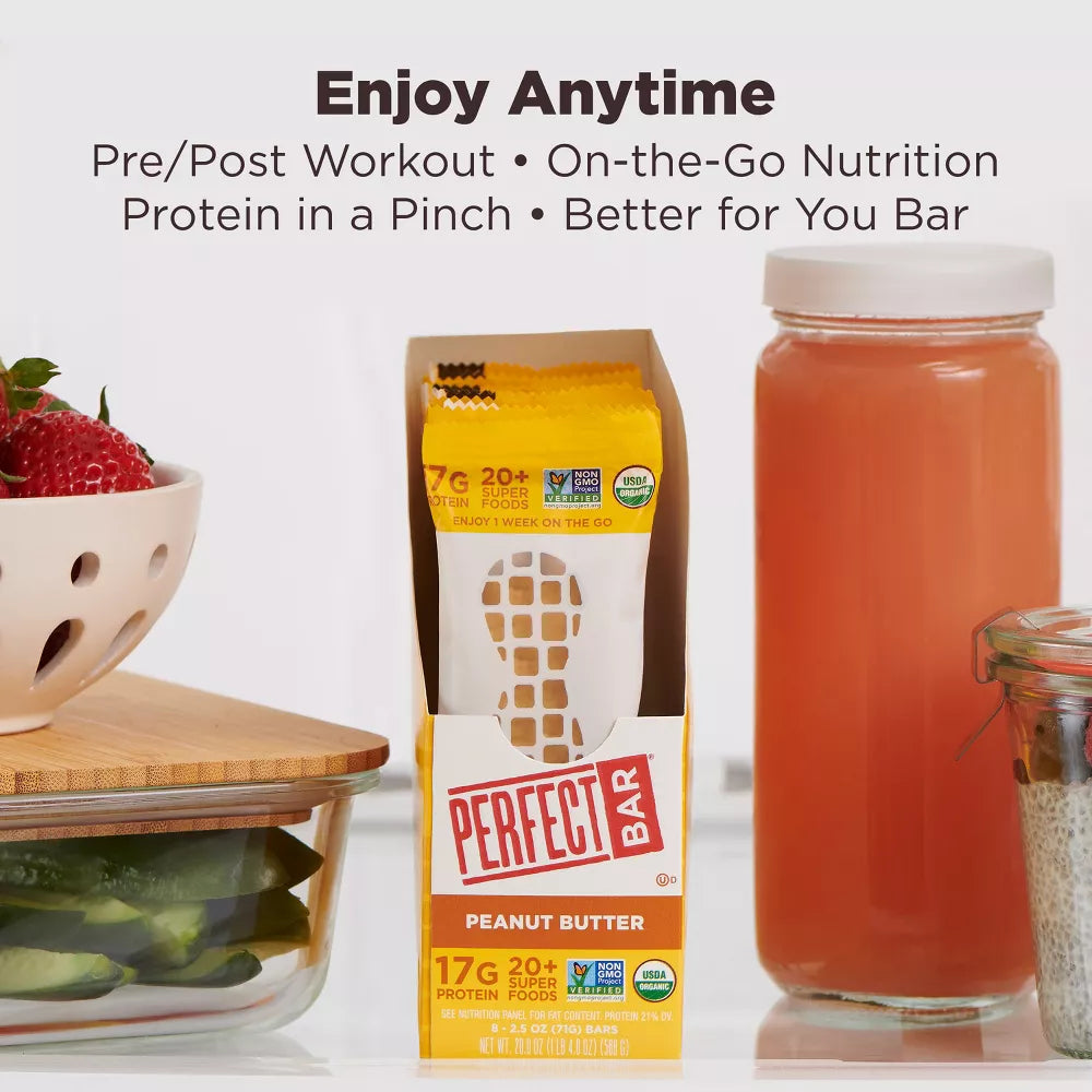 Perfect Bar Peanut Butter Protein Bar, 4 Count