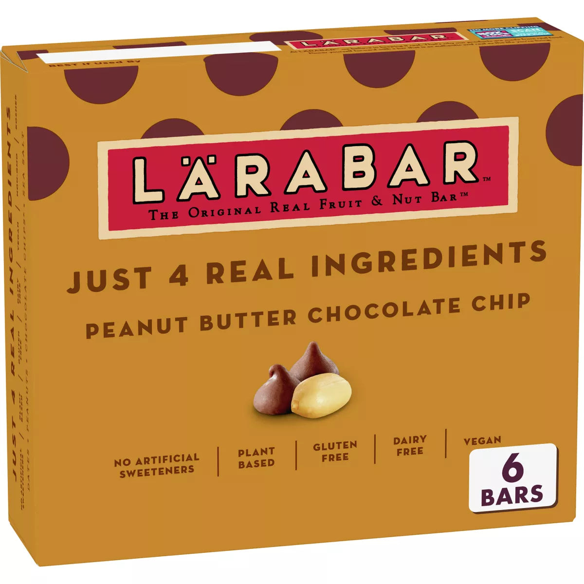 Larabar Bar Peanut Butter Chocolate Chip 6 pc, 9.6 oz