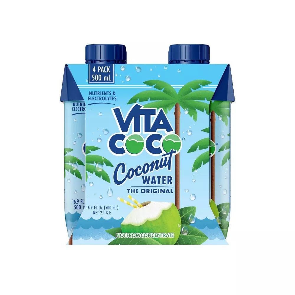 Vita Coco Original Coconut Water Cartons, 4 Count