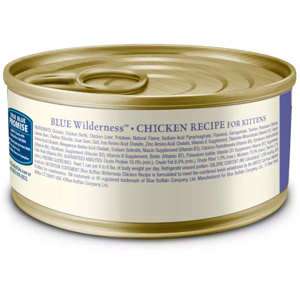 Blue Buffalo Wilderness Chicken Recipe Kitten Food, 3 oz