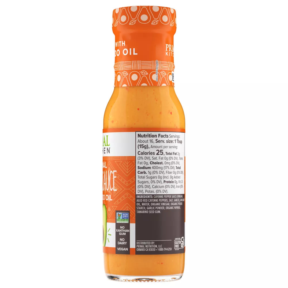 Primal Kitchen Buffalo Sauce Made with Cashew Butter, 8.5 oz