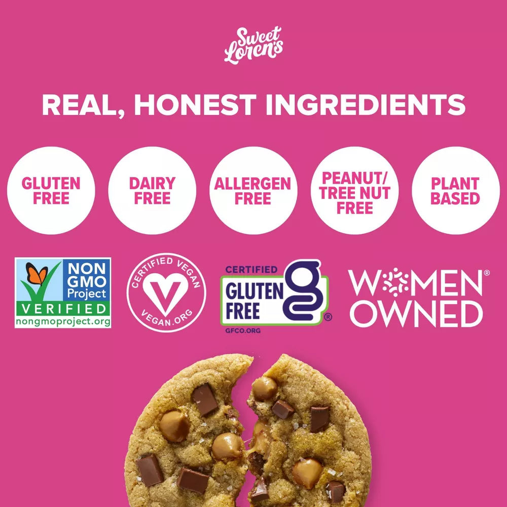 Sweet Lorens Salted Caramel Chocolate Cookie Dough, 12 oz