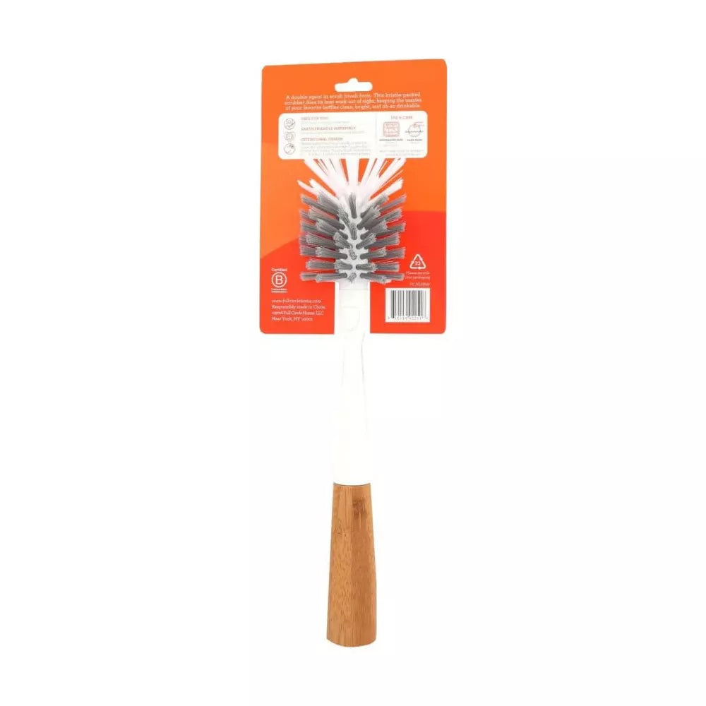 Full Circle Home Clean Reach Replaceable Bottle Brush White