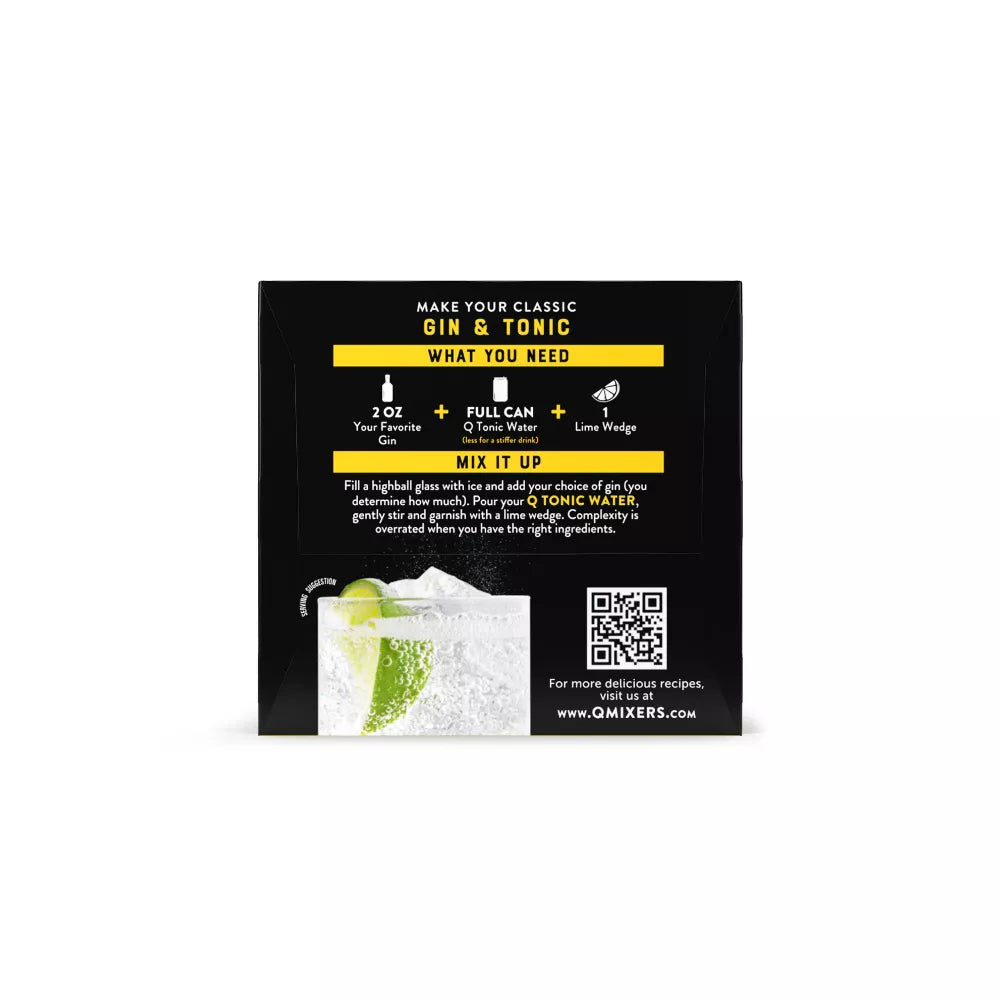 Q Mixers Premium Tonic Tonic Water, 4 Count