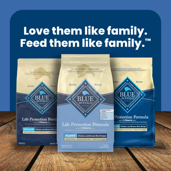 Blue Buffalo Life Protection Formula Natural Puppy Dry Dog Food with Chicken and Brown Rice, 5 lbs