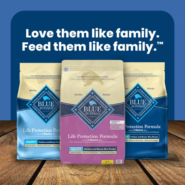 Blue Buffalo Life Protection Formula Natural Adult Small Breed Chicken and Brown Rice Dry Dog Food, 5 lbs