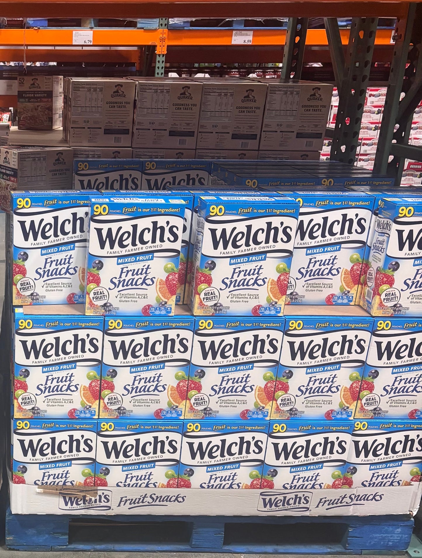 Welch's Mixed Fruit Snacks, 90 Count
