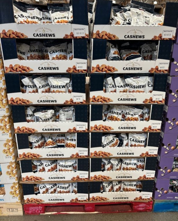 Kirkland Signature Butter Toffee Cashews, 24 oz