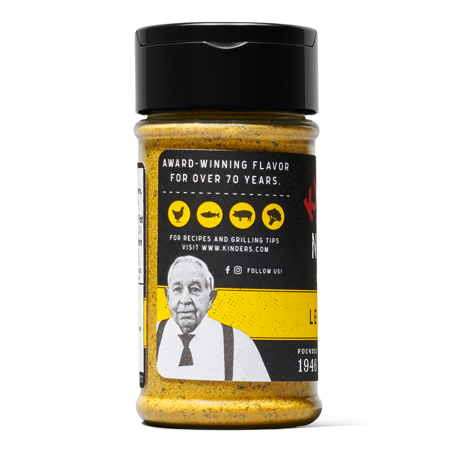 Kinder's Spice No Salt Lemon Pepper, 2.6 oz