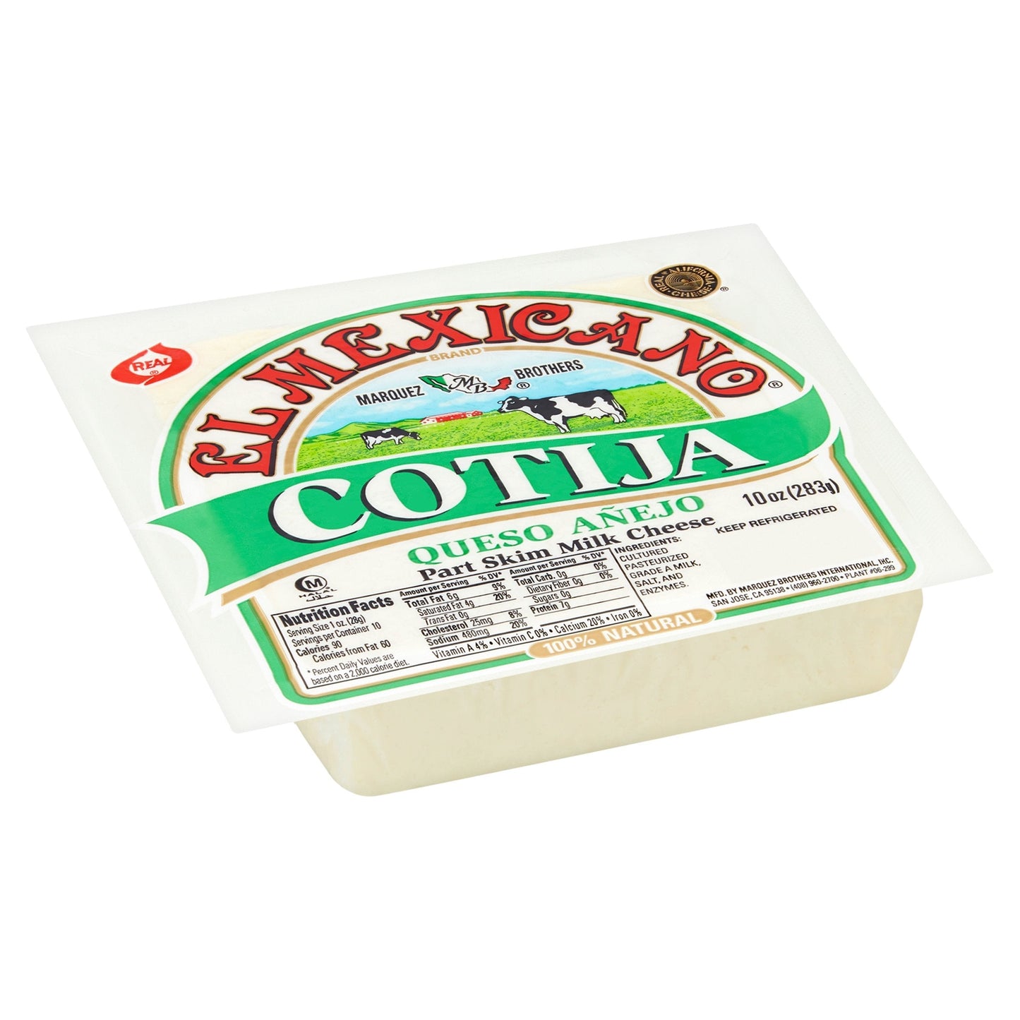 El Mexicano Cotija Queso, 10 oz