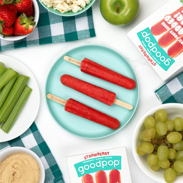 Goodpop Strawberry Jr Pops, 6 Count