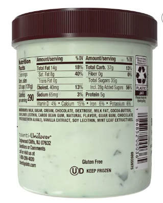 Talenti Mediterranean Mint Gelato, 1 Pint