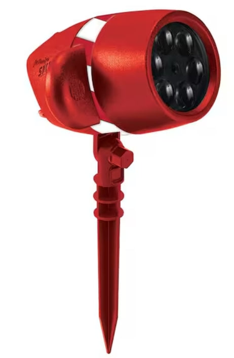 6 Unique Pattern Christmas Slide Show Projector Light with Stake and Remote 8 in.