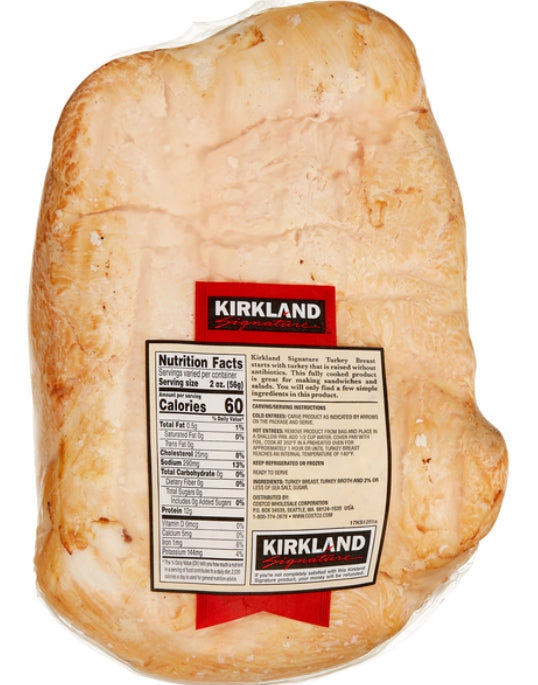 Kirkland Signature Antibiotic Free Oven Browned Turkey Breast ($4.99 / lb)
