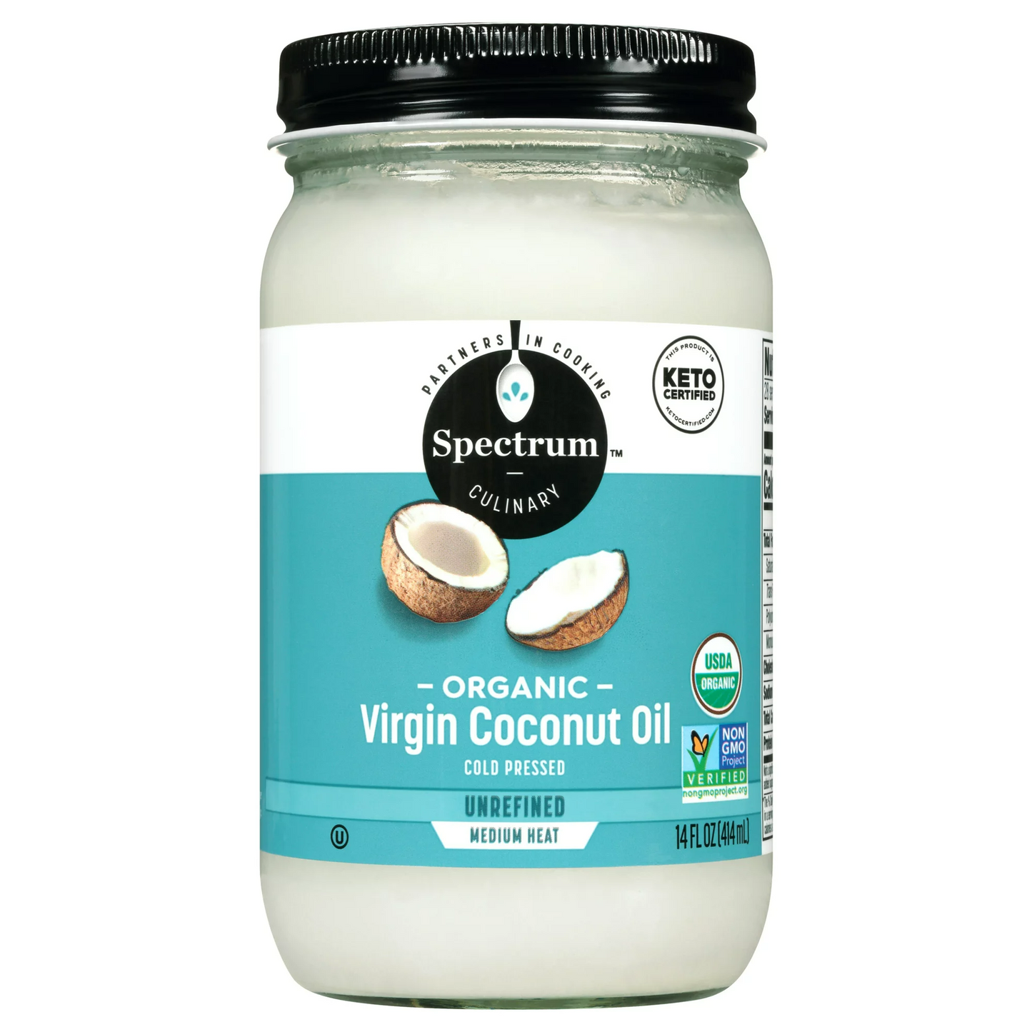 Spectrum Naturals Organic Unrefined Virgin Coconut Oil, 14 oz
