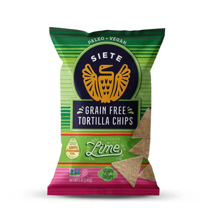 Siete Lime Tortilla Chips, 5 oz