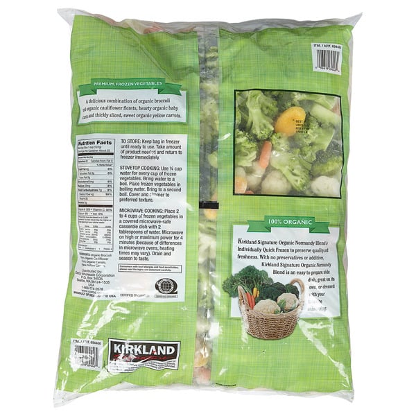 Kirkland Signature Normandy-Style Vegetable Blend, 5.5 lbs