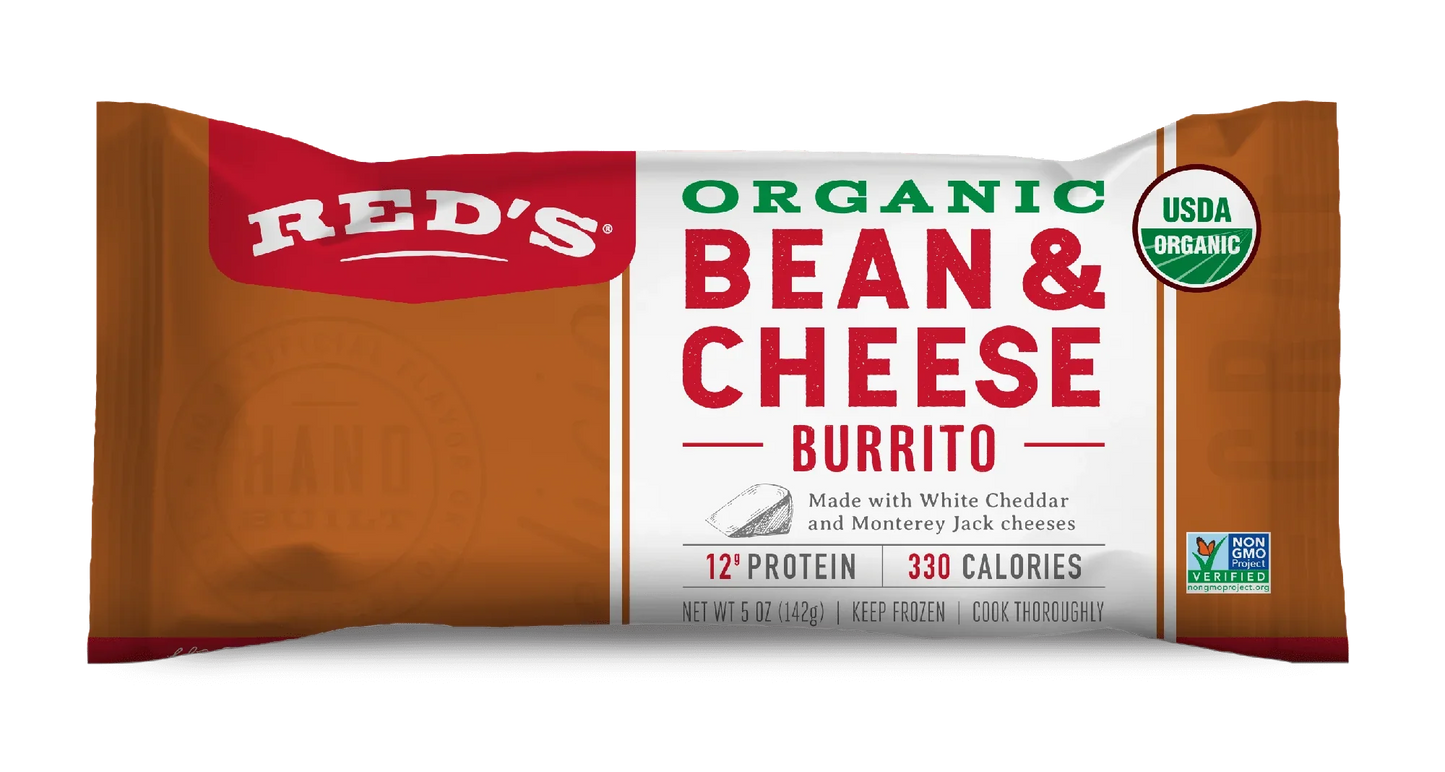 Red's Organic Bean and Cheese Burrito 16oz