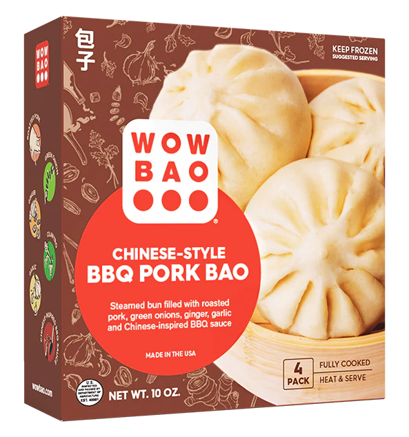 Wow Bao Chinese-Style BBQ Pork Bao, 4 Count