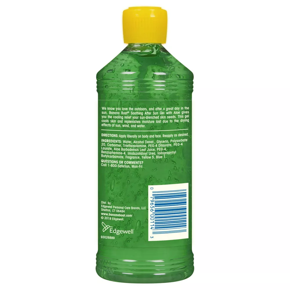 Banana Boat Aloe Vera Gel After Sun Treatment, 16 oz