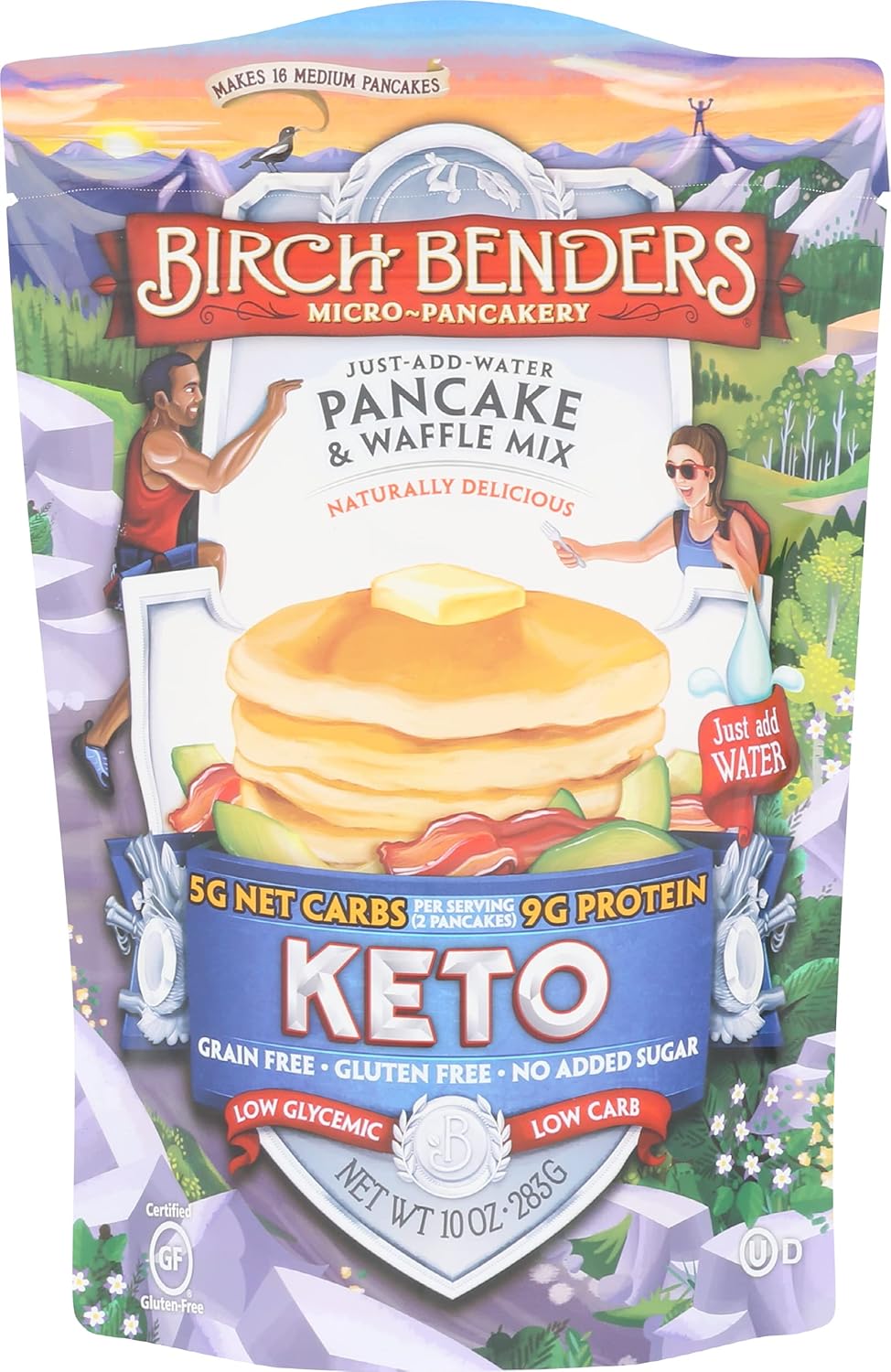 Birch Benders Keto Pancake Waffle Mix, 10 oz