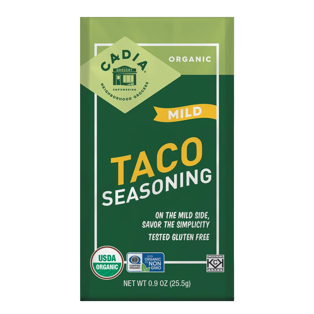 Cadia Organic Taco Seasoning Mild, 1 oz