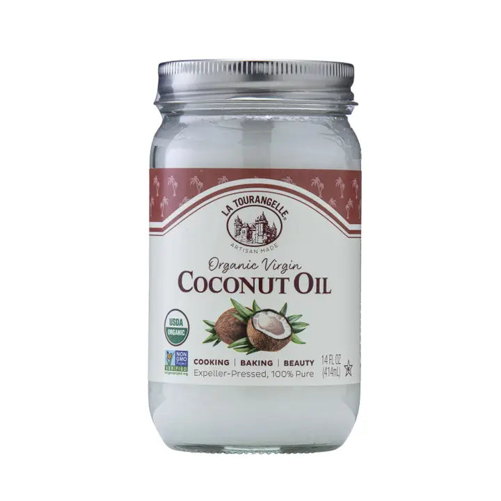 La Tourangelle Organic Virgin Unrefined Coconut Oil, 14 oz