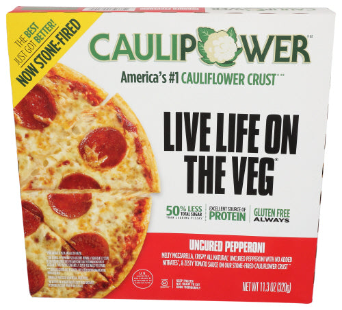 Caulipower Pepperoni Stone-Fired Cauliflower Crust Pizza, 11.3 oz