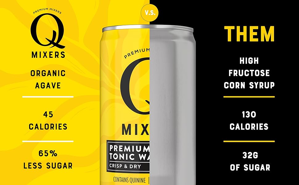 Q Mixers Premium Tonic Tonic Water, 4 Count
