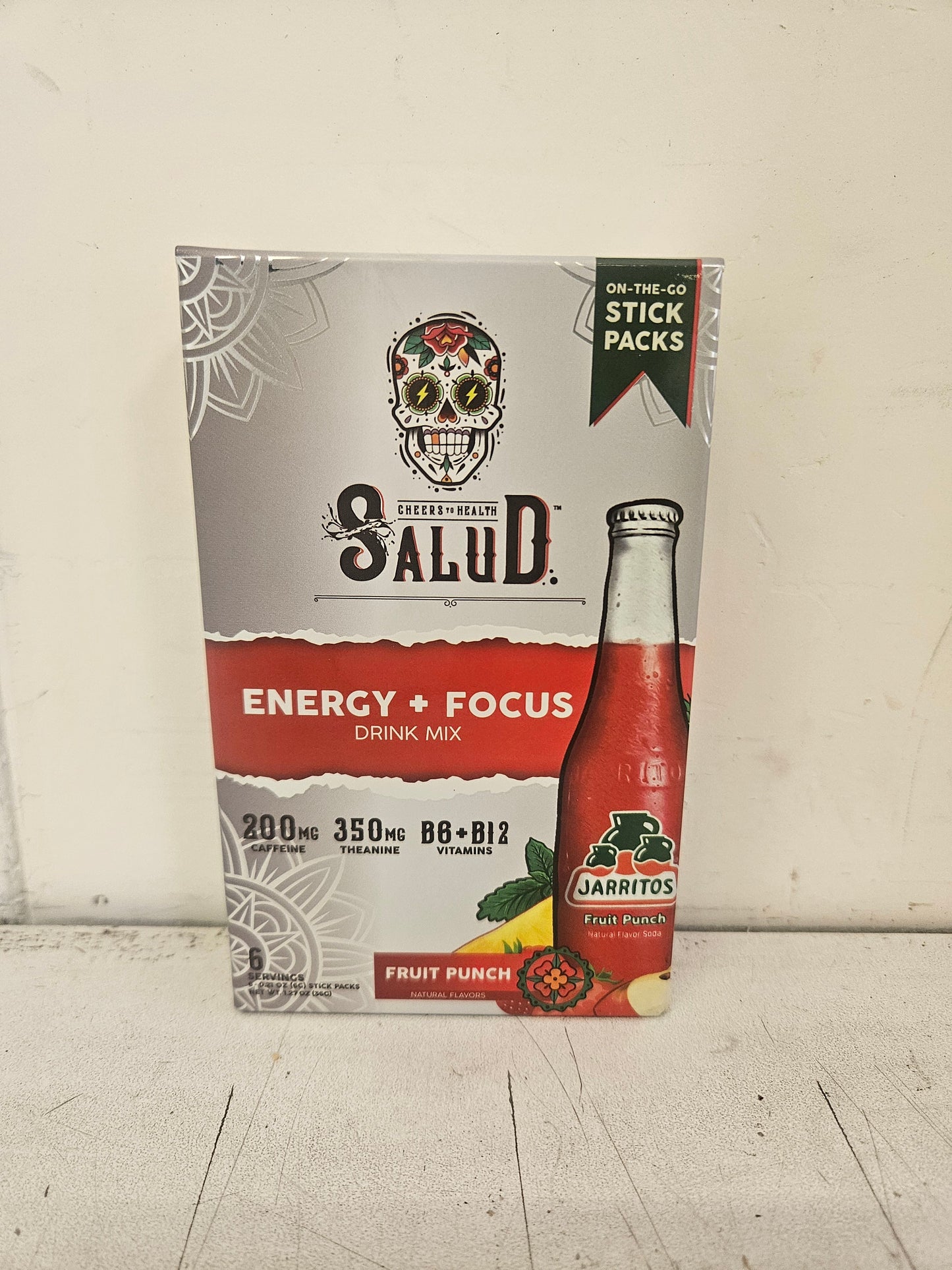 Salud Fuit Punch Energy and Focus 6-1.2oz sticks