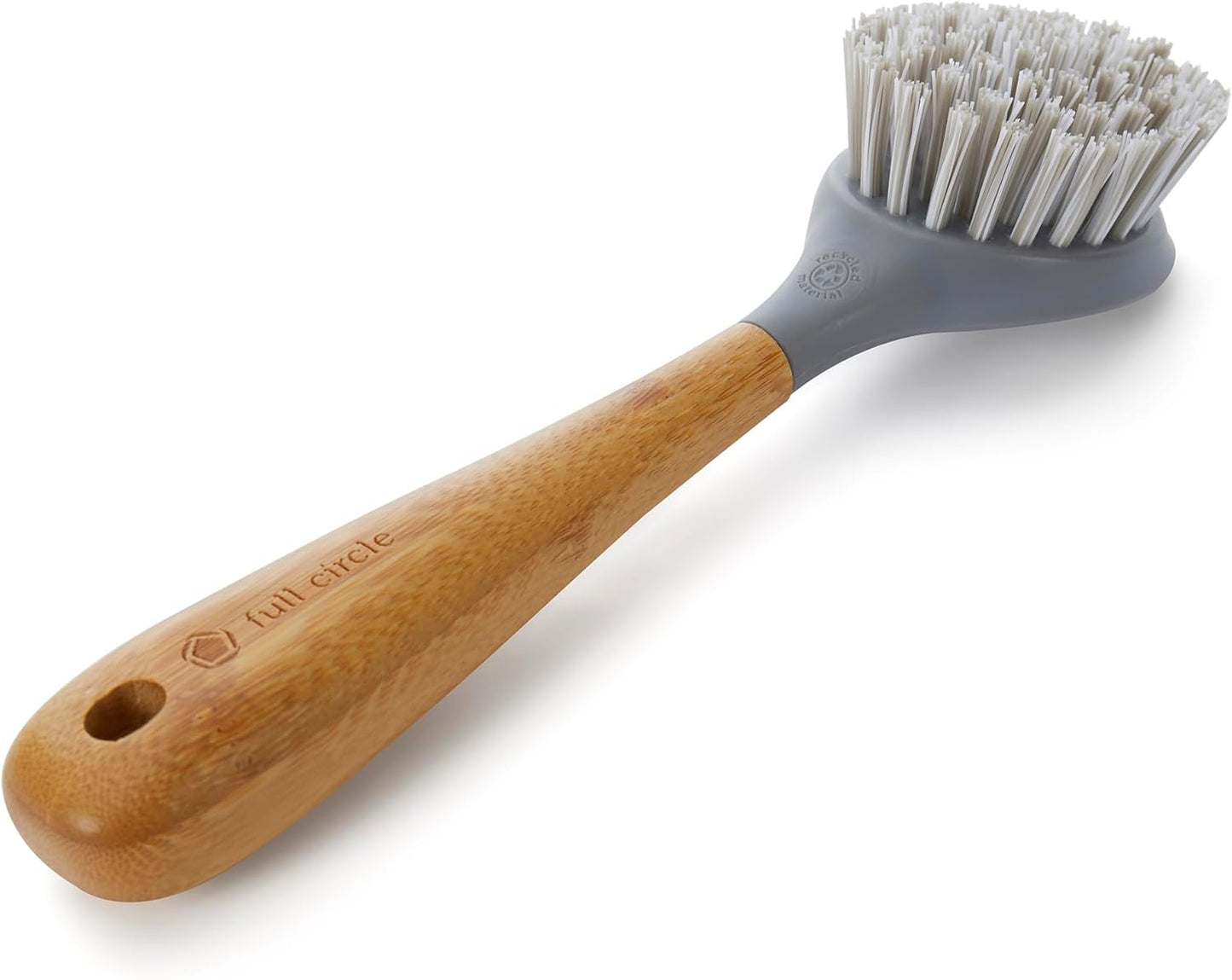 Full Circle Tenacious C Bamboo Dish Brush and Scraper