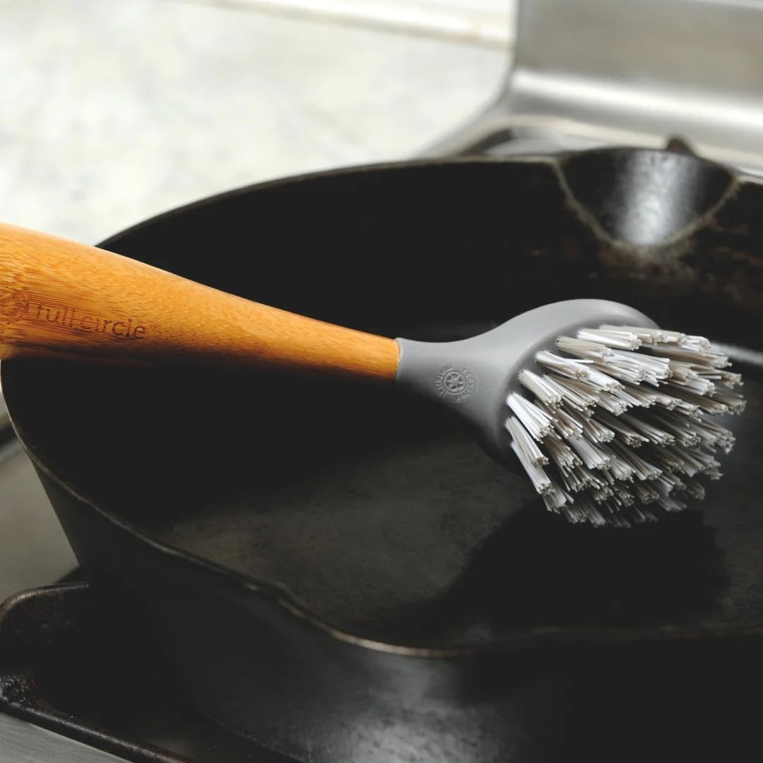 Full Circle Tenacious C Bamboo Dish Brush and Scraper