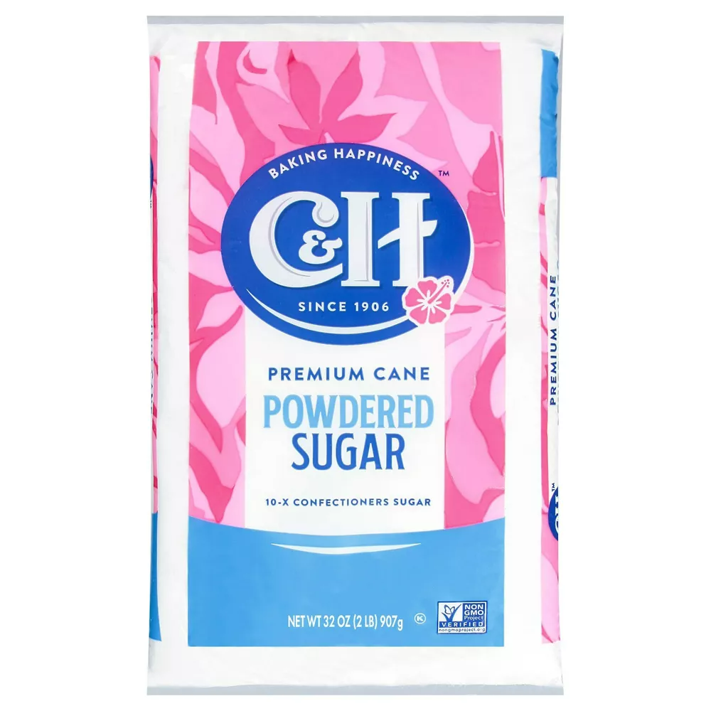 C&H Premium Cane Powdered Sugar, 32 oz