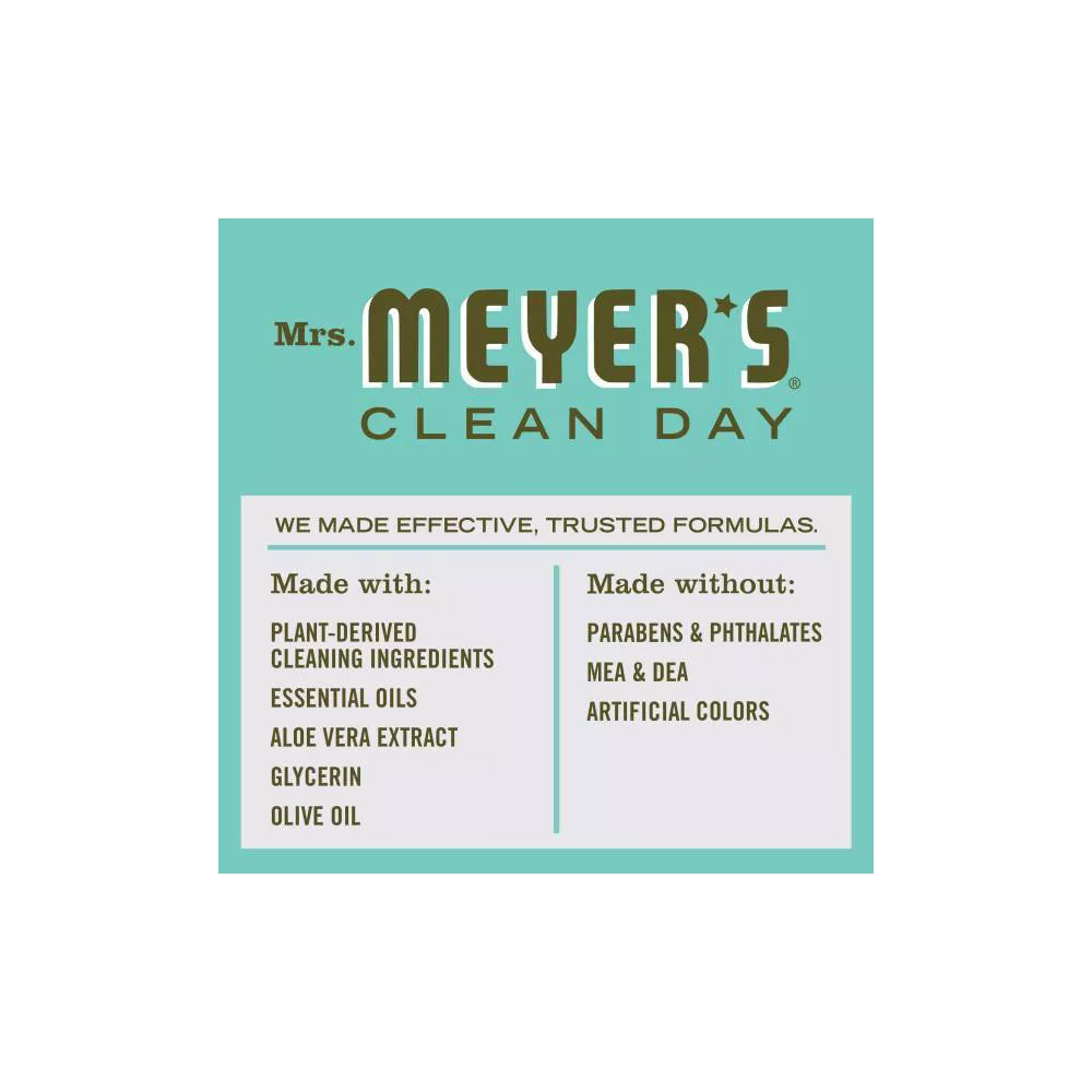 Mrs. Meyer's Clean Day Basil Scent Liquid Hand Soap, 12.5 oz