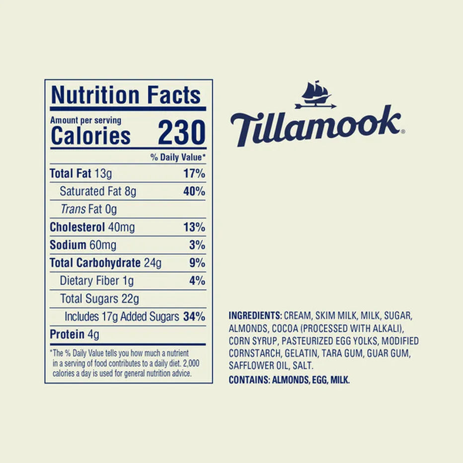 Tillamook Rocky Road Ice Cream, 48 oz
