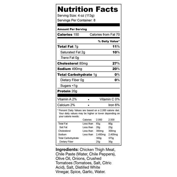 On The Street Foods Chicken Birria 16 oz, 2-count